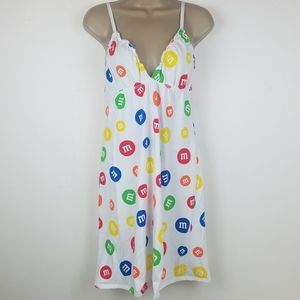 M&M tank top dress nightgown size small